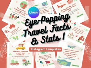 40 Eye-Popping Travel Facts and Stats Instagram Templates