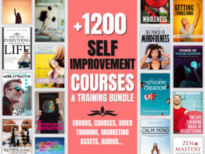1200+ Self-Improvement Courses Bundle | eBooks, Video Training | Personal Growth Toolkit